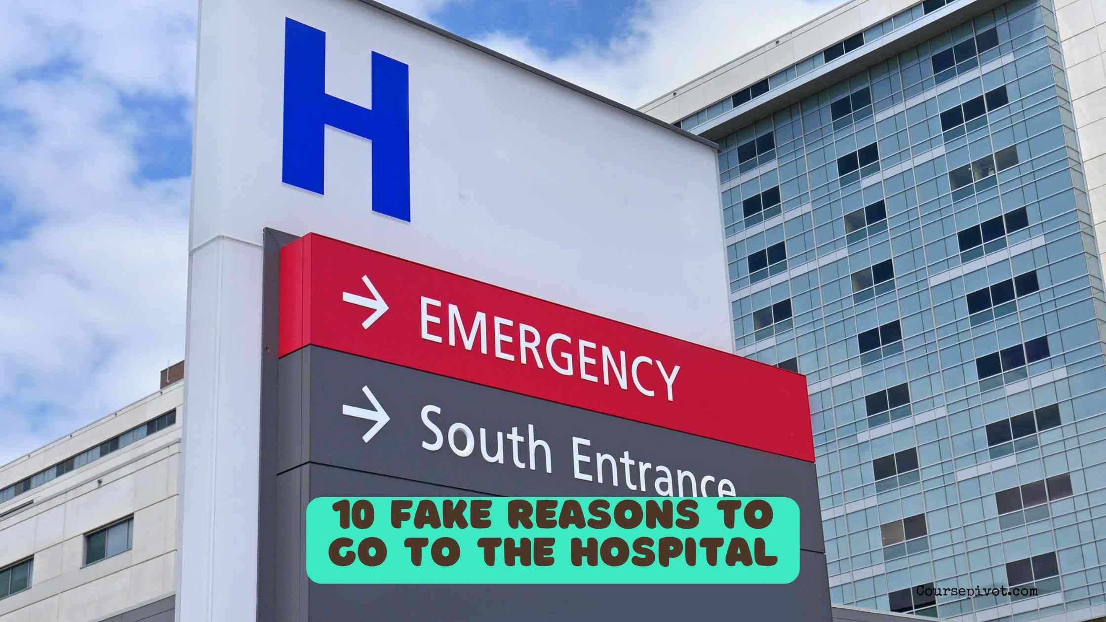 10 fake reasons to go to the hospital
