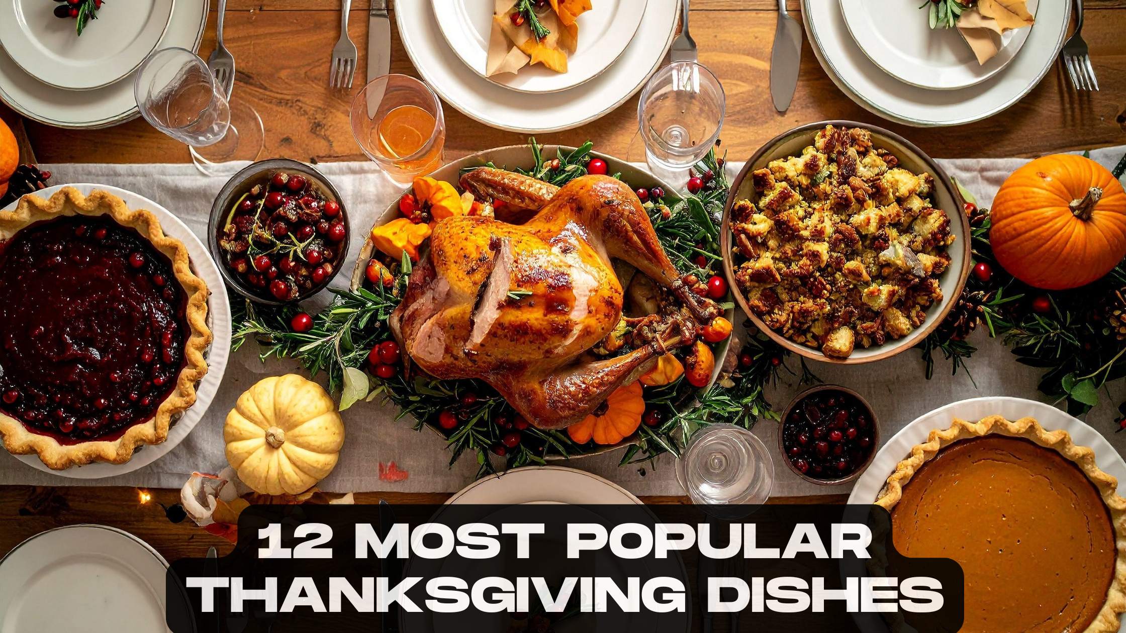 12 most popular thanksgiving dishes