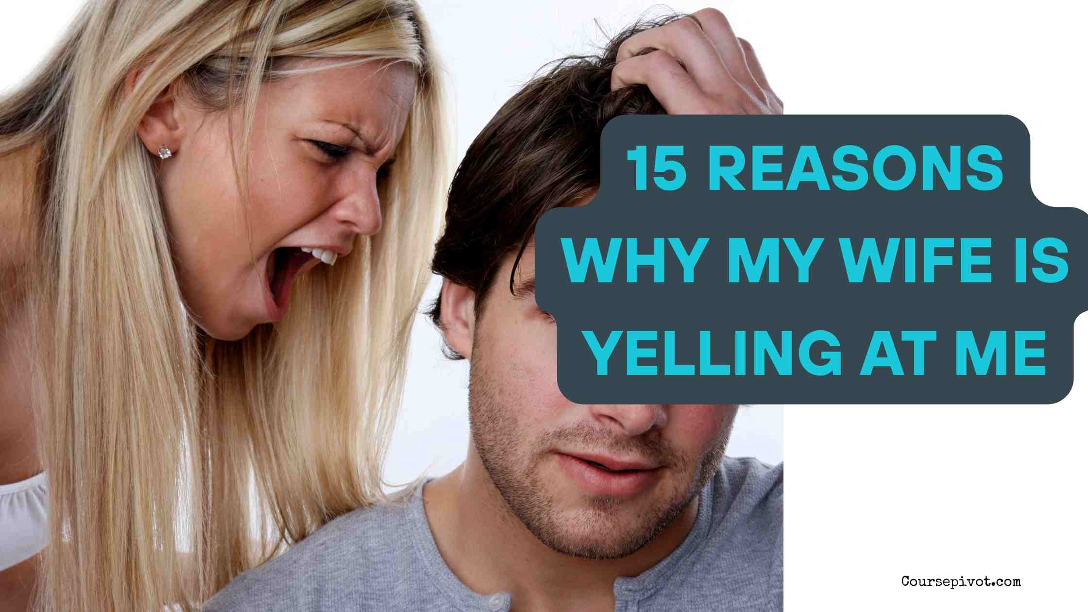 15 Reasons Why My Wife Is Yelling at Me