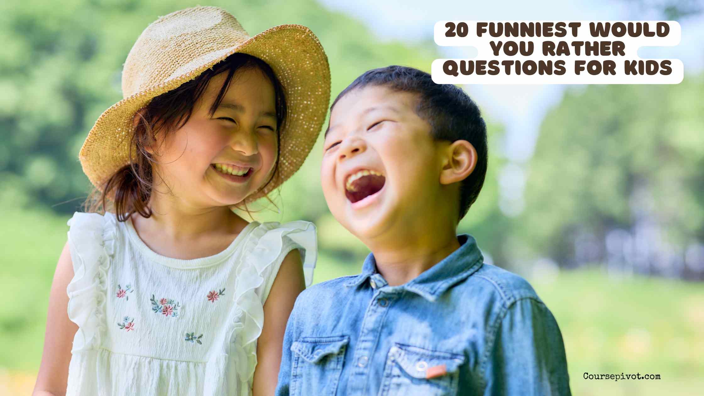 20 Funniest Would You Rather Questions for Kids
