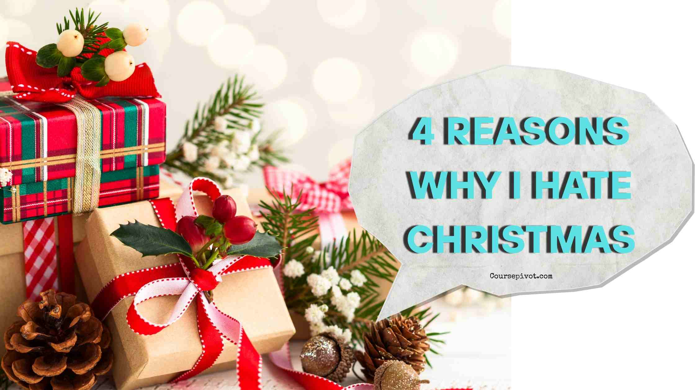 4 Reasons Why I Hate Christmas