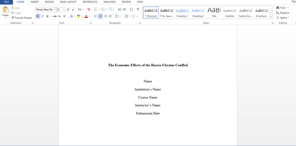5 paragraph essay cover page APA
