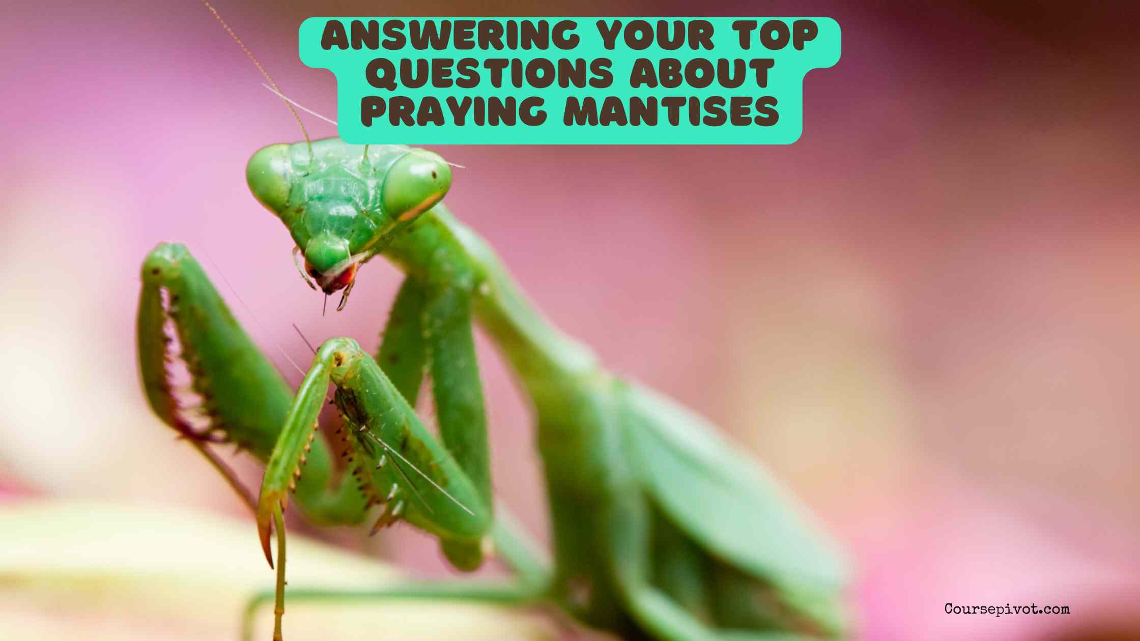 Answering Your Top Questions About Praying Mantises
