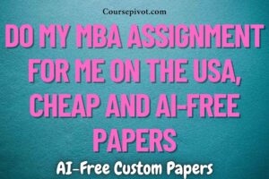 Best MBA assignment writing services in the US