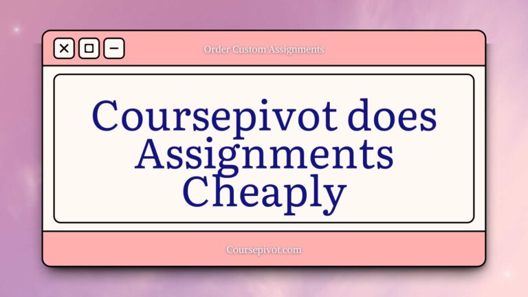 Coursepivot is the best US-based assignment writing website