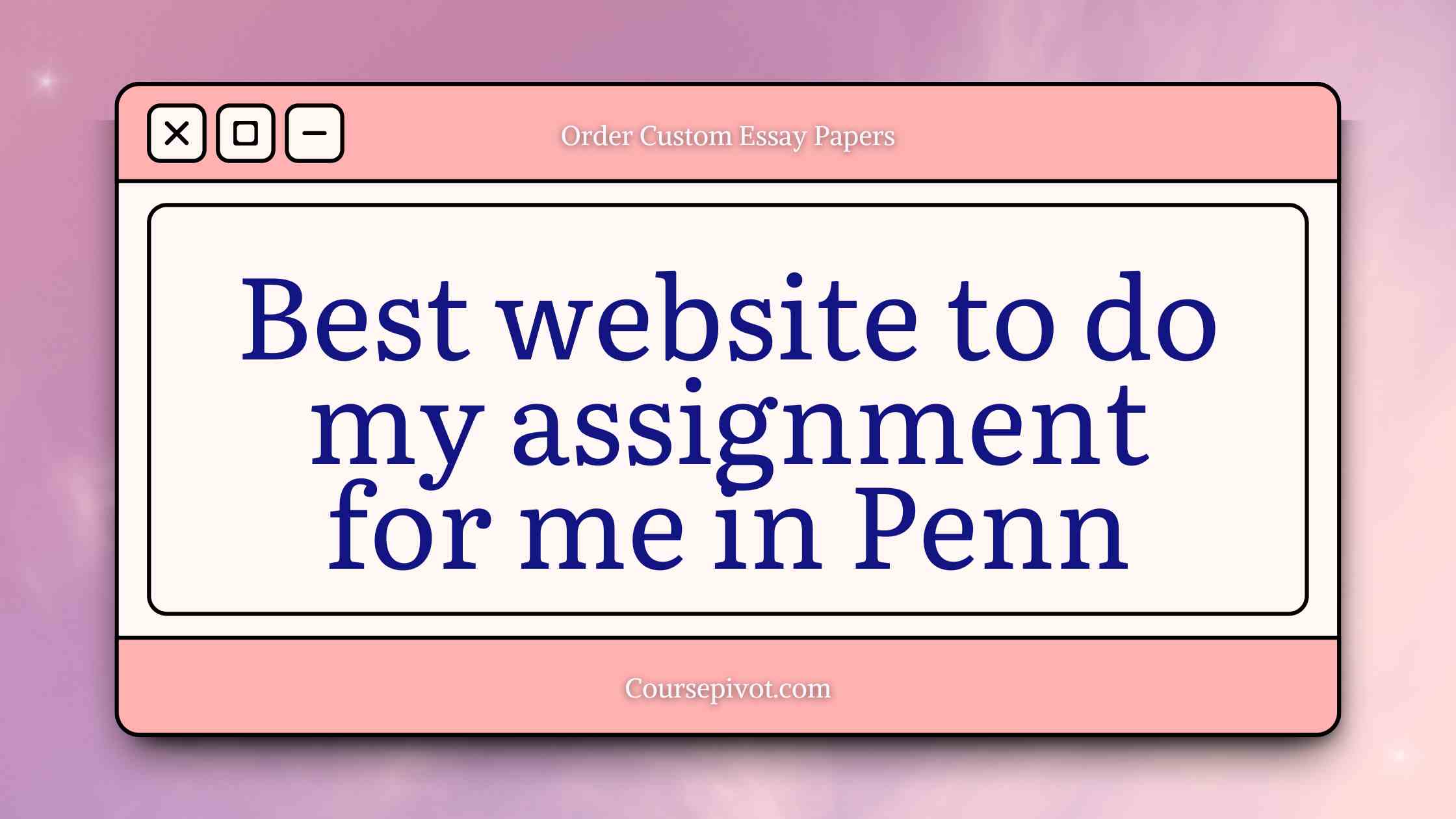 Best website to write my assignment for me in the USA