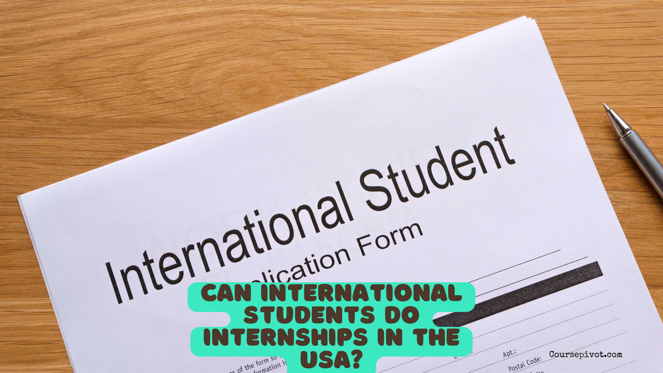 can international students do internships in usa