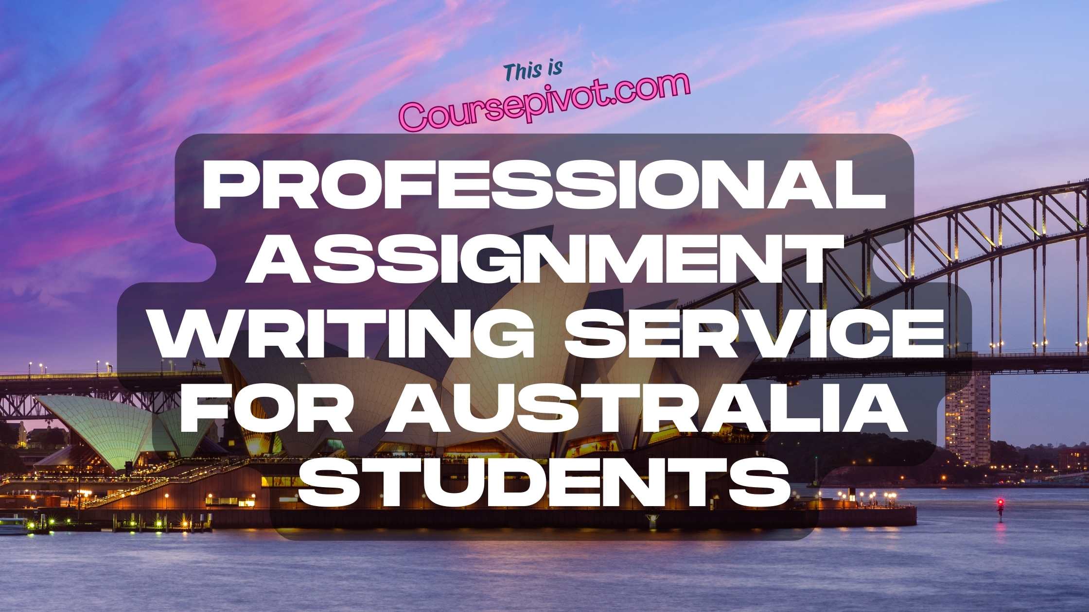 Do my assignment for me in Australia