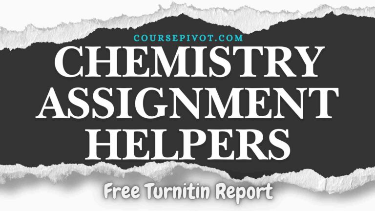 Coursepivot is the leading chemistry homework help in the world