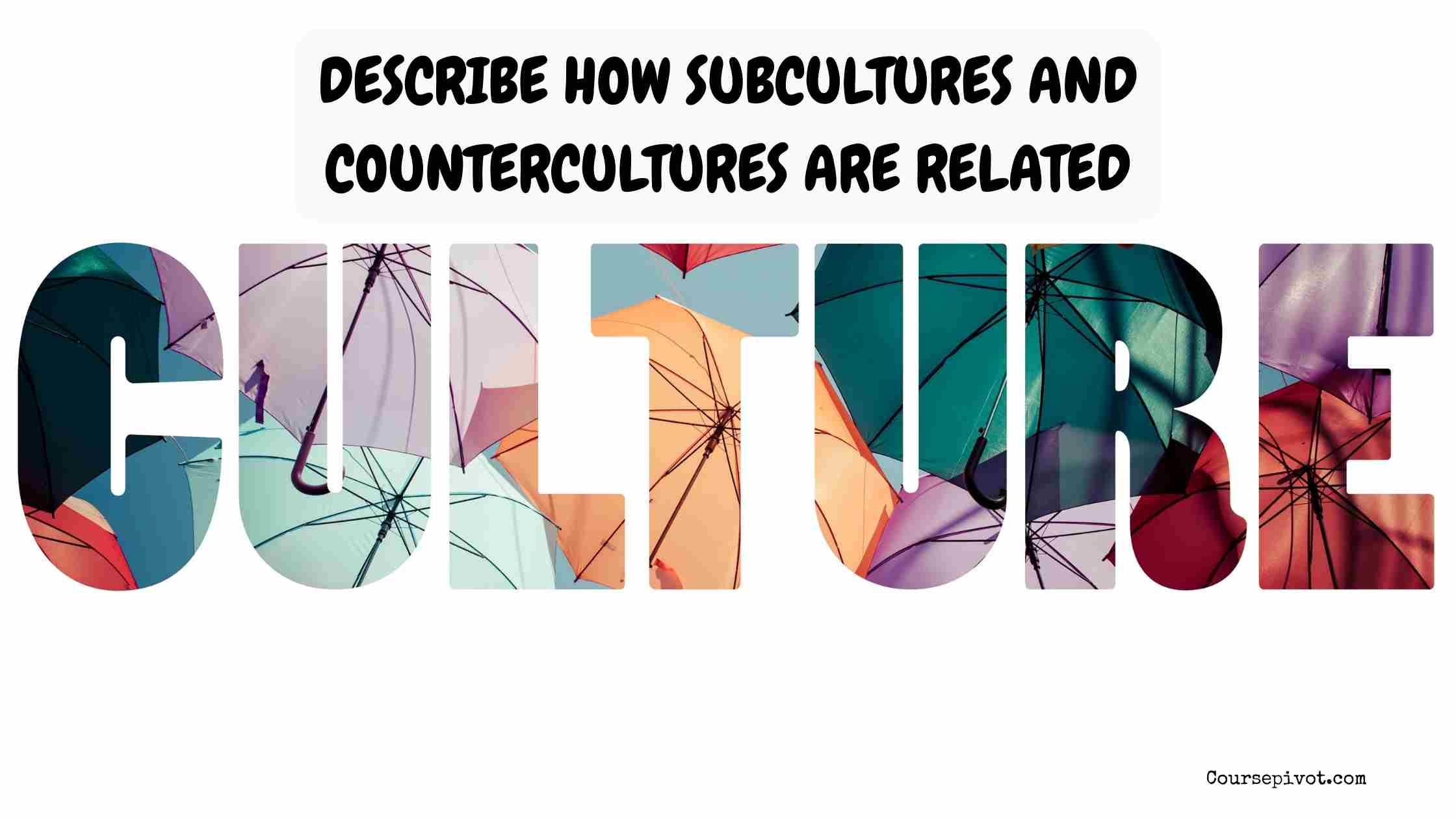 Describe How Subcultures and Countercultures Are Related