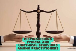 Distinguishing ethical and unethical behaviors among practitioners