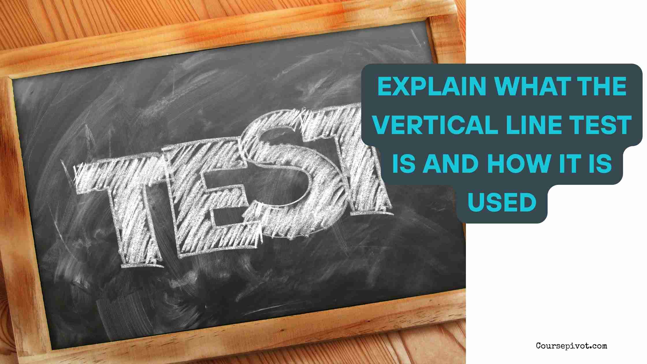 Explain What the Vertical Line Test Is and How It Is Used