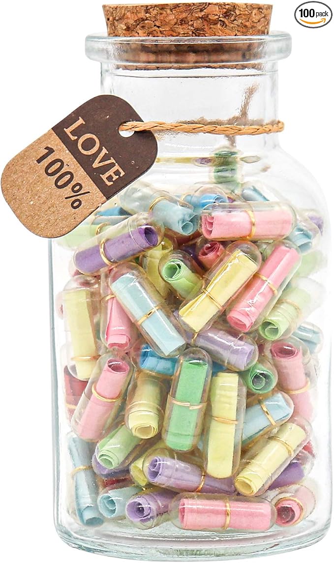 Jar with love messages