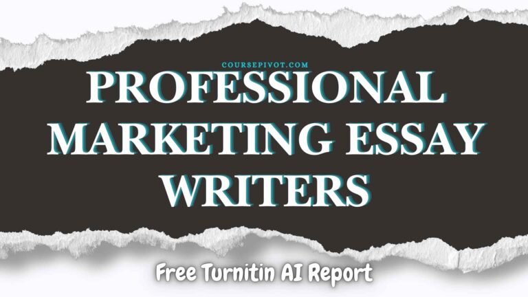 Get professional marketing assignment writers online