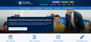 Penn State University Academic Calendar 2025-2026