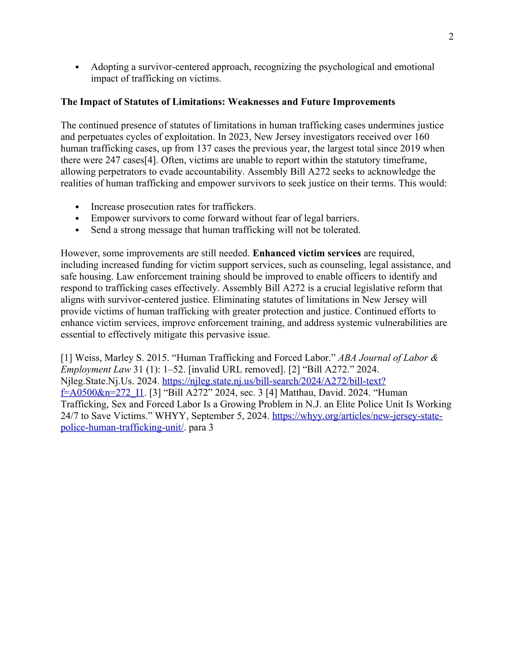 Policy brief example part 2 by Coursepivot assignment help service