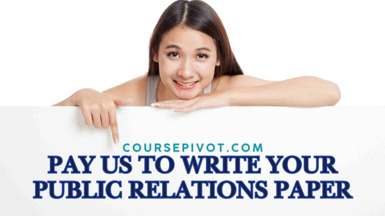 We have the best public relations assignment helpers in the world