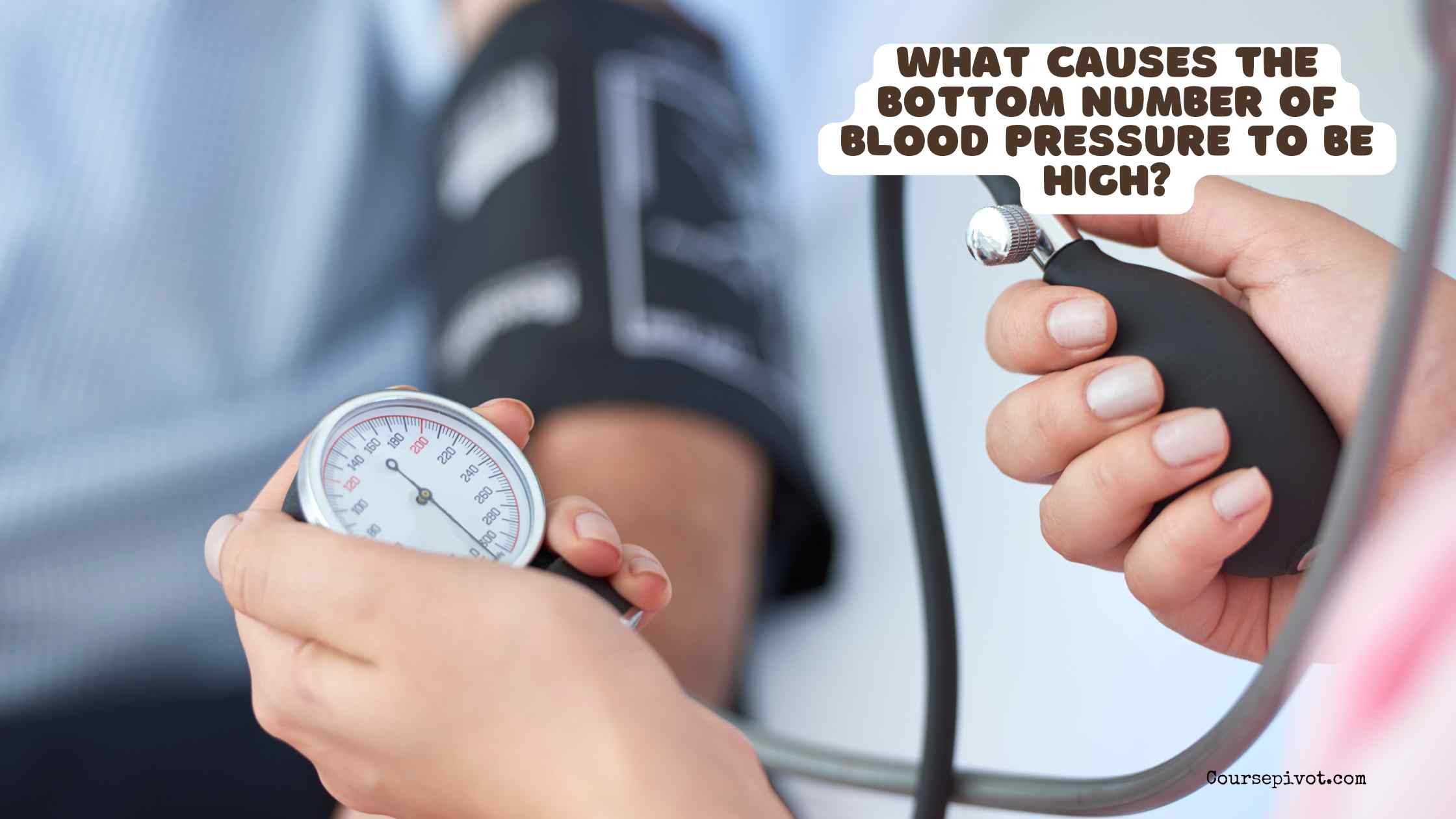 What Causes the Bottom Number of Blood Pressure to Be High?
