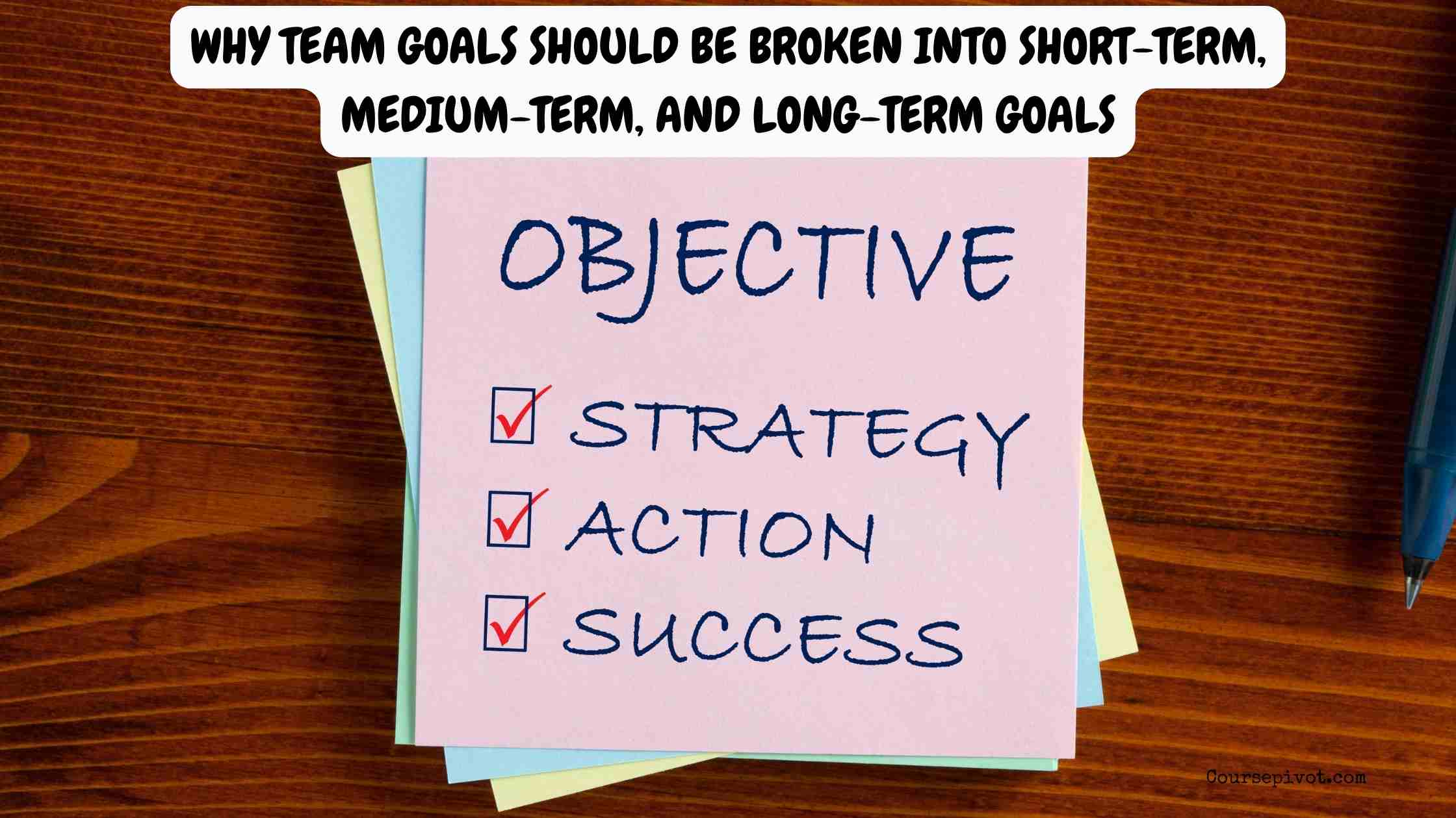 Why Team Goals Should Be Broken Into Short-Term, Medium-Term, and Long-Term Goals