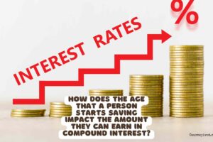 how does the age that a person starts saving impact the amount they can earn in compound interest?