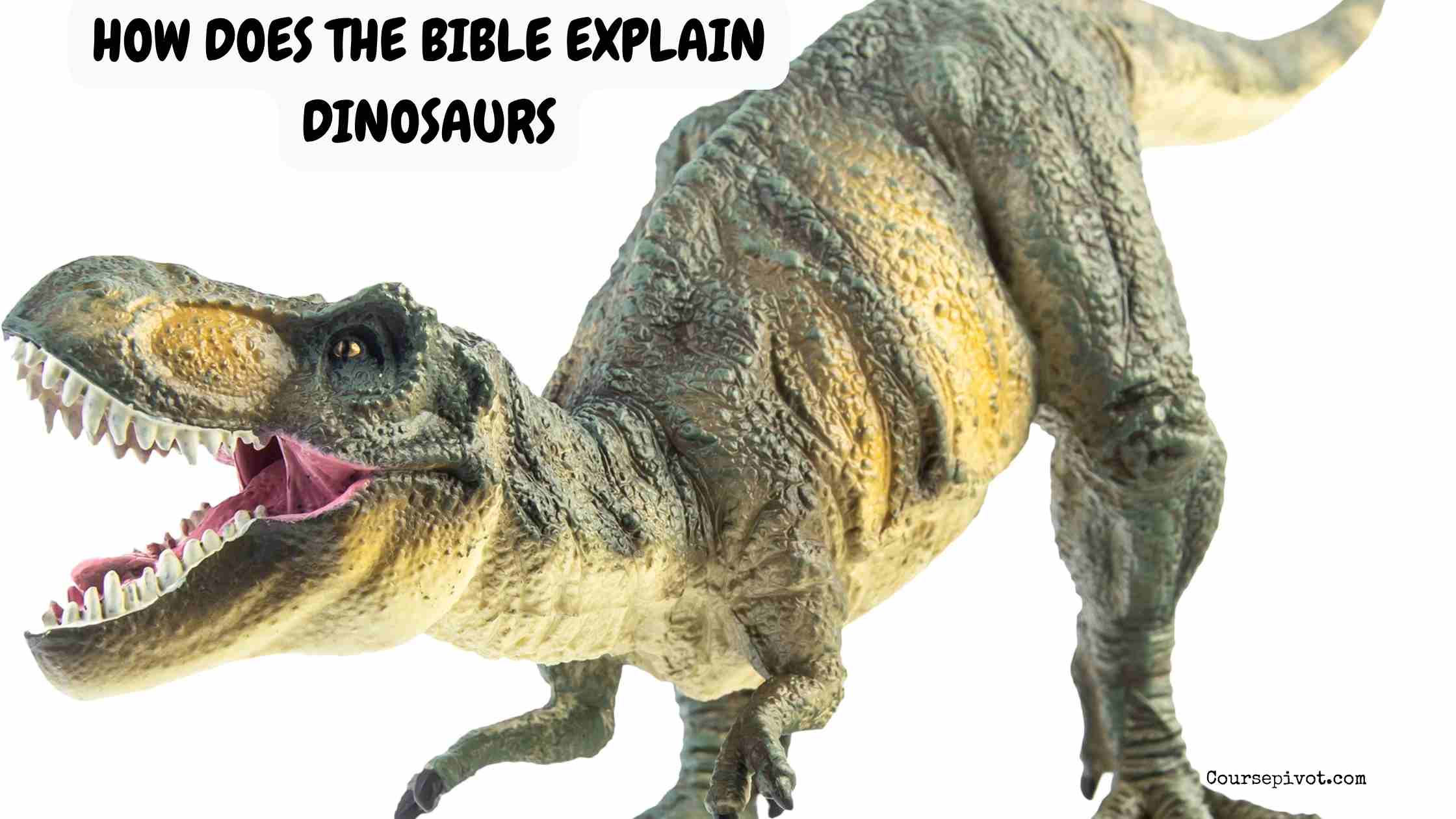how does the bible explain dinosaurs