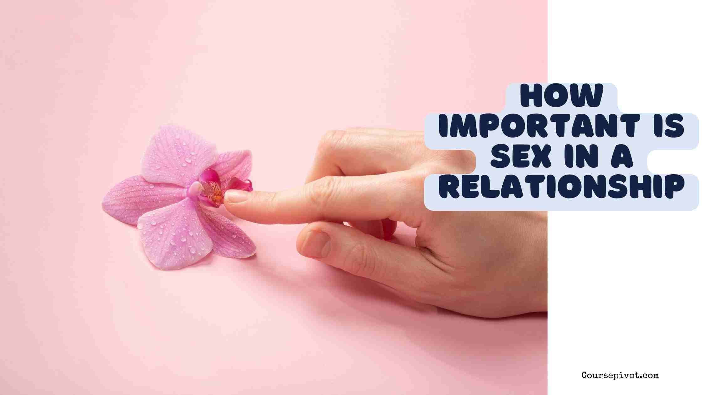 how important is sex in a relationship