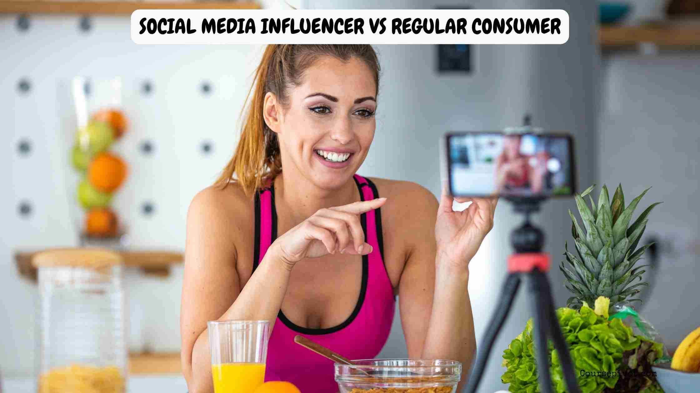 how is a post from a social media influencer different than a comment from a regular consumer