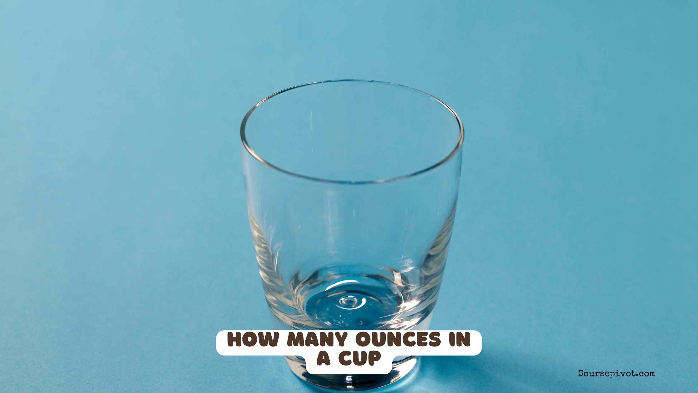 how many ounces in a cup