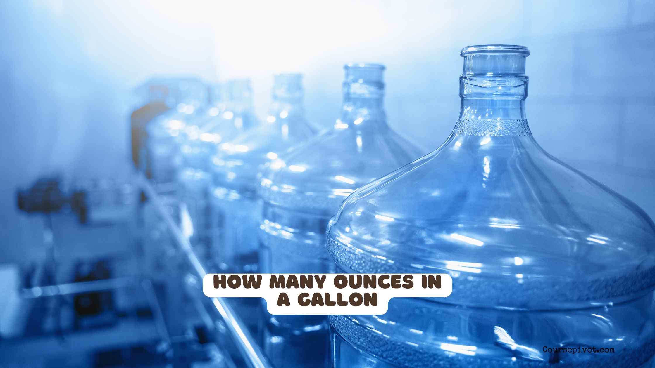 how many ounces in a gallon