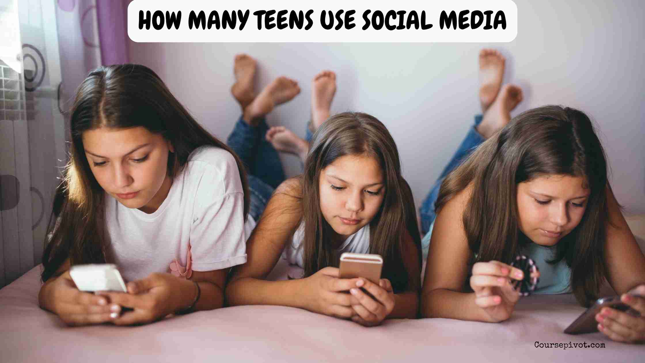 how many teens use social media
