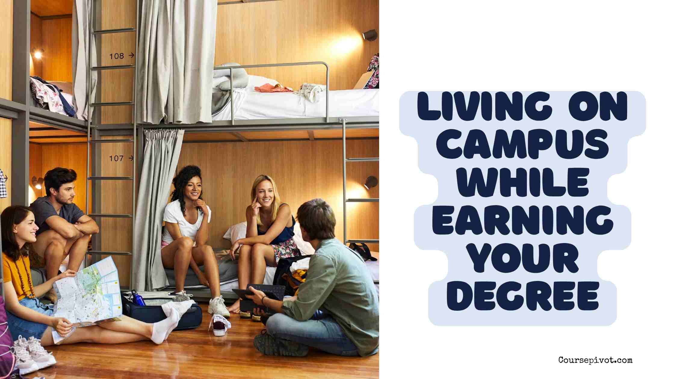 living on campus while earning your degree
