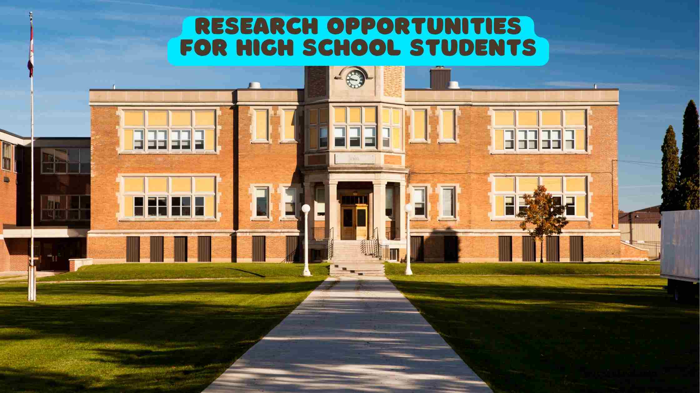 research opportunities for high school students