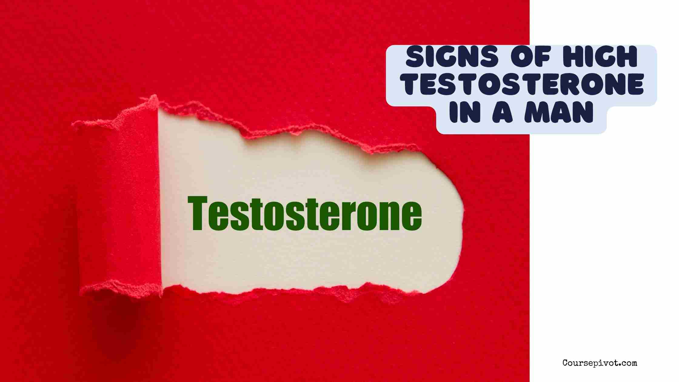 signs of high testosterone in a man