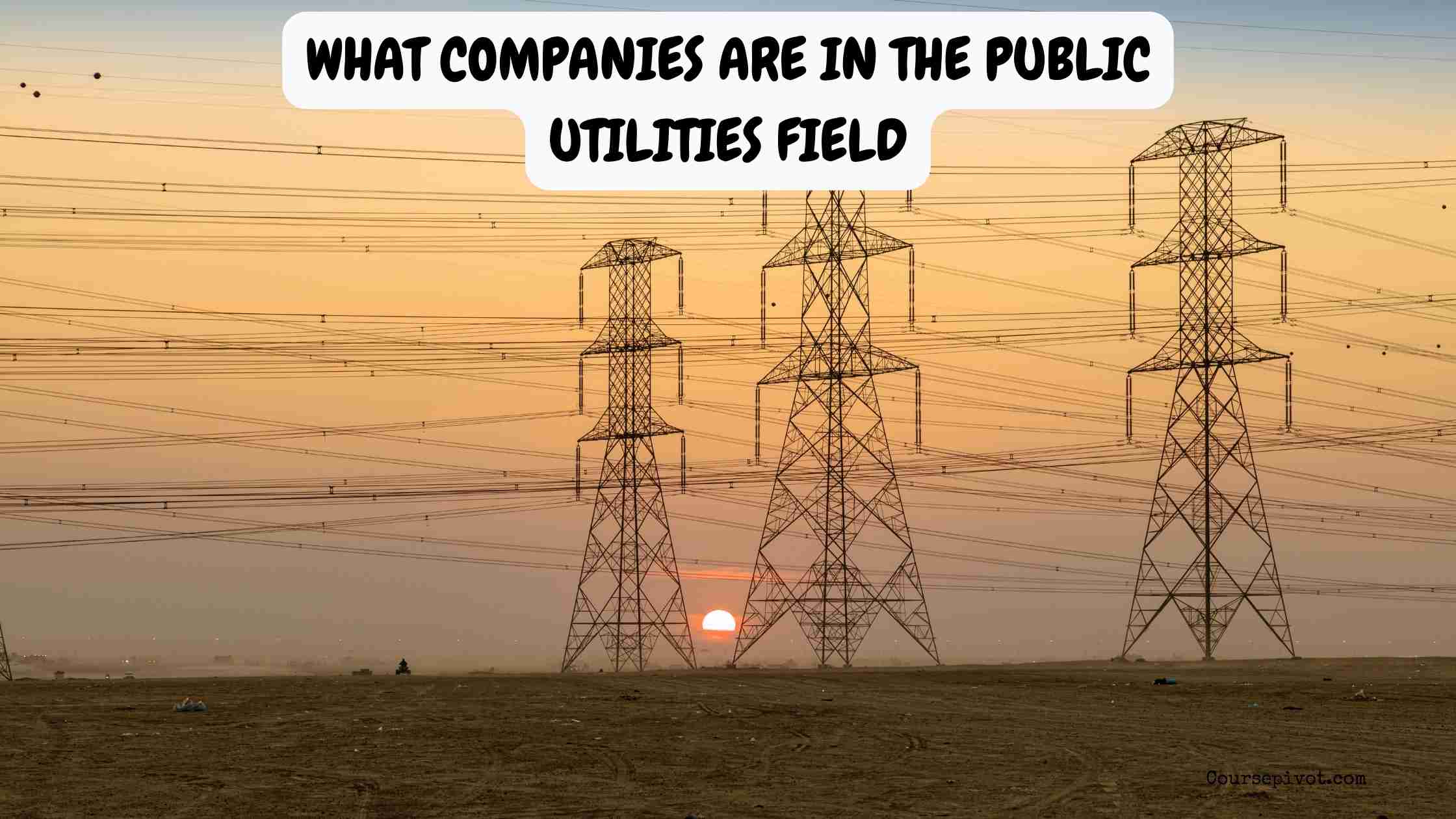 what companies are in the public utilities field