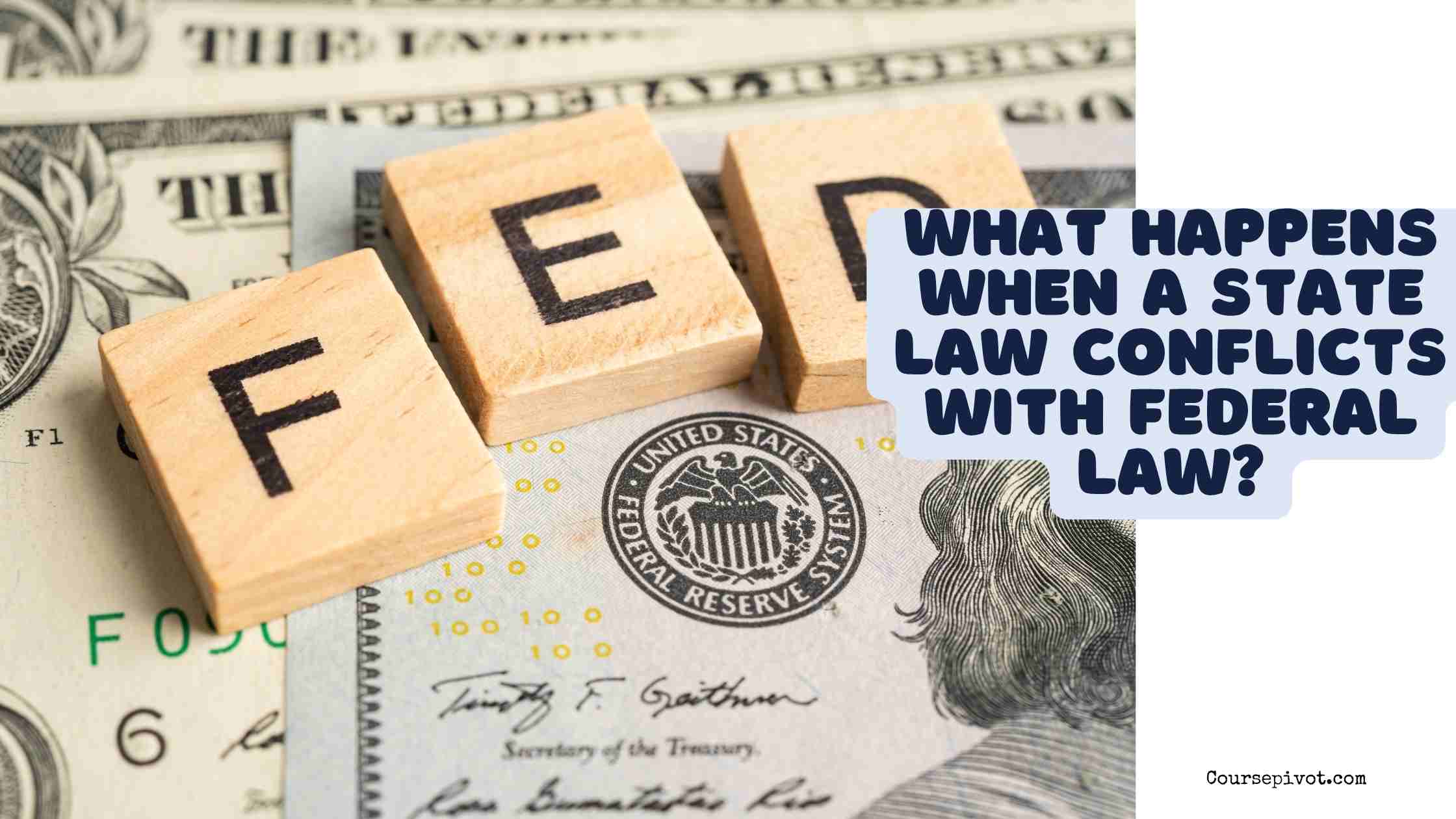 what happens when a state law conflicts with federal law?