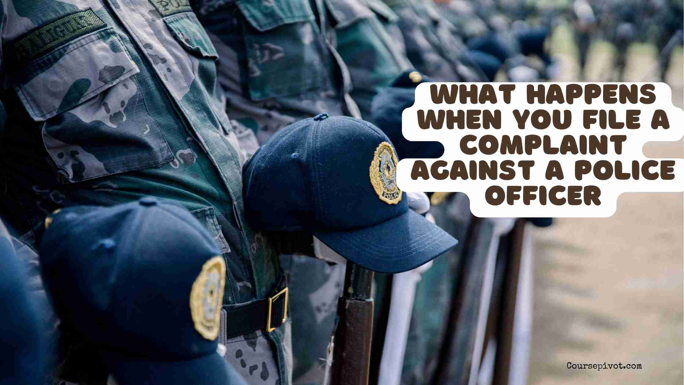 what happens when you file a complaint against a police officer