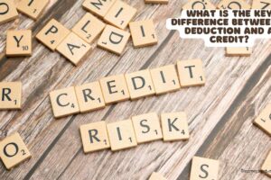 what is the key difference between a deduction and a credit?
